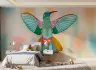 Vibrant Hummingbird Design Children's Wall Mural 3