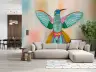 Vibrant Hummingbird Design Children's Wall Mural 5
