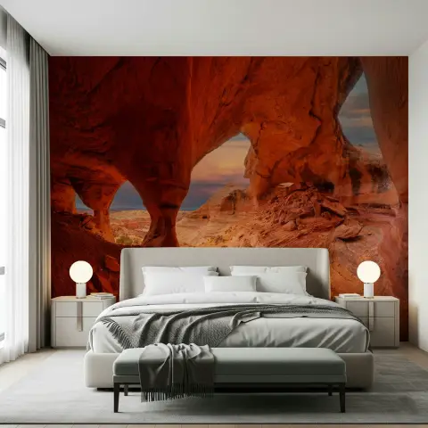 Majestic Red Rock Arch Scenic Wall Mural