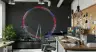 Vibrant London Eye Night Cityscape Wall Mural 1