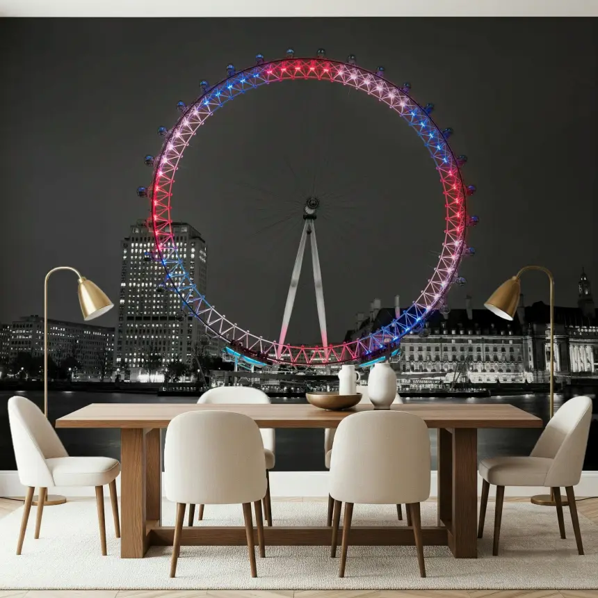Reflecting Eye Wall Mural