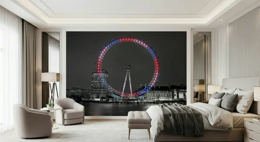 Reflecting Eye Wall Mural