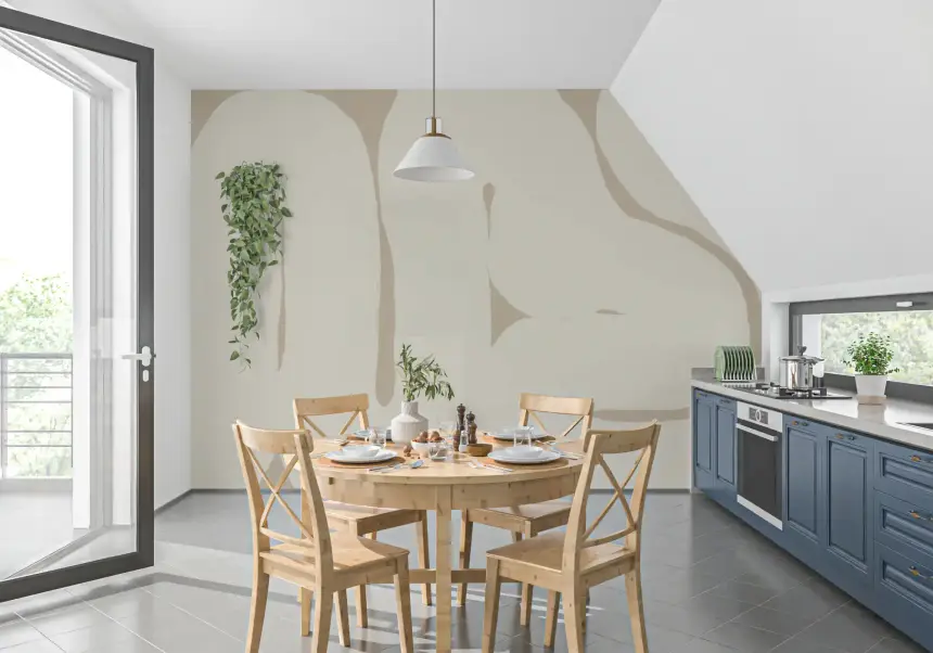 Smooth Flow Wall Mural Summary