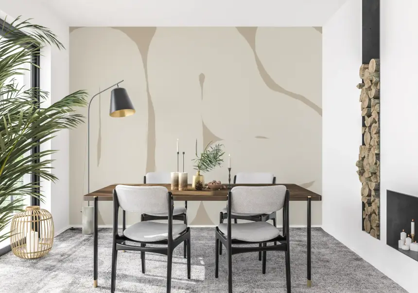Smooth Flow Wall Mural Summary