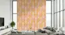 Peach and Orange Retro Geometric Maze Wallpaper 2