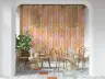 Peach and Orange Retro Geometric Maze Wallpaper 3