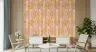 Peach and Orange Retro Geometric Maze Wallpaper 4