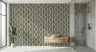 Modern Wavy Lines Geometric Grey Wallpaper 1