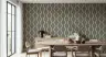 Modern Wavy Lines Geometric Grey Wallpaper 5