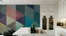 Vintage Geometric Triangle Wall Mural 2