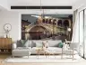 Historic Rialto Bridge Venice Night Wall Mural 3