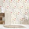 Playful Cartoon Vehicles Kids Wallpaper 1