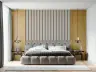 Classic Striped Wallpaper with Floral Dado Border 2