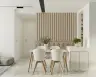 Classic Striped Wallpaper with Floral Dado Border 5