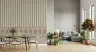 Classic Striped Wallpaper with Floral Dado Border 4