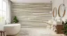 Organic Wavy Stripe Pattern Wall Mural 5