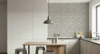 Serene Botanical Bird Pattern Wallpaper