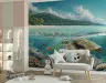 Tropical Ocean Sea Turtle Wall Mural 5
