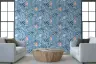 Coastal Coral and Seashells Pattern Wallpaper 2