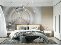 Architectural Tunnel Perspective Wall Mural