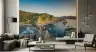 Golden Hour Coastal Cliffs Wall Mural 2