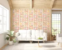 Retro Sunglasses Pattern Wallpaper