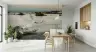 Misty Shoreline Driftwood Seascape Wall Mural 1