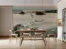 Misty Shoreline Driftwood Seascape Wall Mural 5