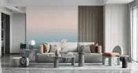 Serene Horizon Gradient Wall Mural