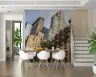 Dynamic Cityscape Architectural Wall Mural 3
