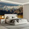 Majestic Snow-Capped Mountain Range Wall Mural 2