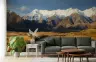 Majestic Snow-Capped Mountain Range Wall Mural 4