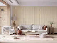 Subtle Beige Vertical Stripe Wallpaper