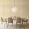 Warm Beige Gingham Check Pattern Wallpaper 2