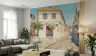 Charming European Cobblestone Street Wall Mural 3