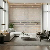 Whimsical Ghost Grid Pattern Wallpaper