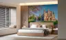 Historic European Abbey Landscape Wall Mural 3