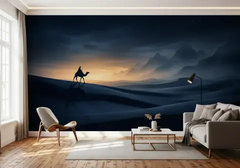 Starry Desert Dune Wall Mural
