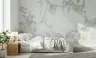Elegant White Marble Texture Wall Mural 2
