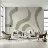 Serene Abstract Flow Wall Mural 3