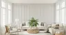Modern Minimalist Striped Dot Pattern Wallpaper 4