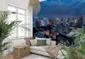 Twilight Metropolis Cityscape Wall Mural 1