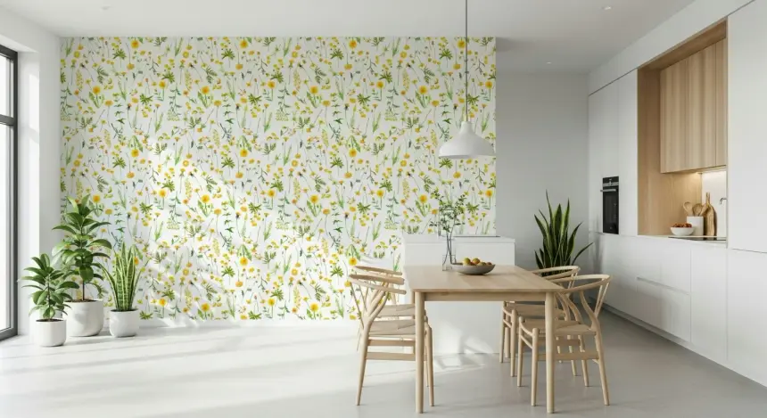 Sunny Meadow Wallpaper