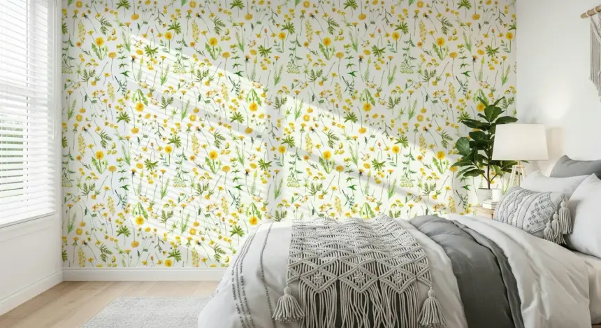 Sunny Meadow Wallpaper