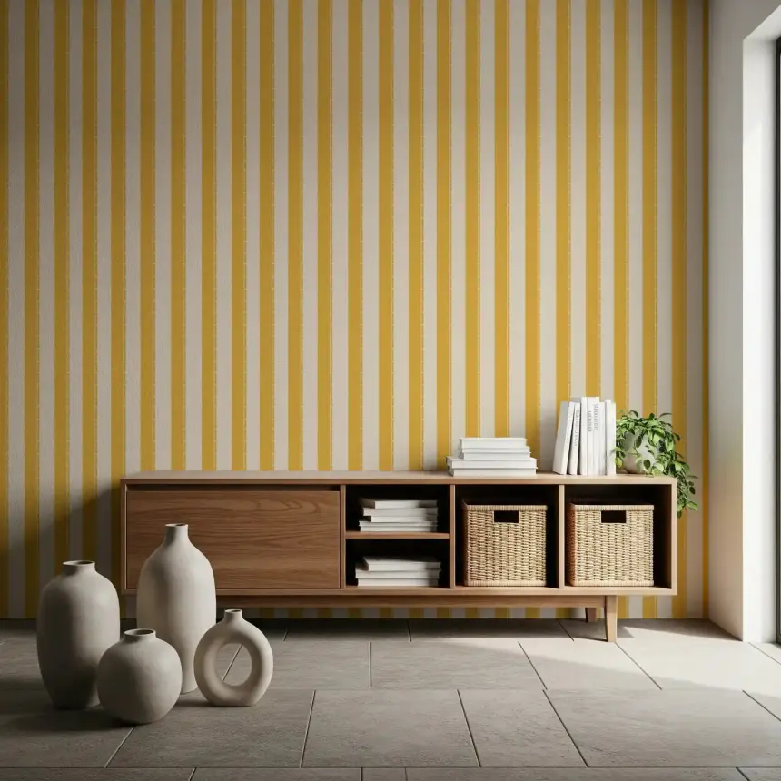 Sunny Stripes Wallpaper