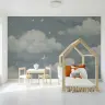Dreamy Celestial Clouds Kids' Wall Mural 5