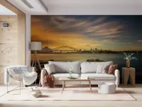 Sydney Harbour Sunset Scenic Wall Mural