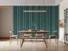 Modern Teal Vertical Stripe Wallpaper 3