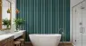 Modern Teal Vertical Stripe Wallpaper 4