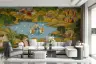 Traditional Krishna Leela Scenic Wall Mural 3